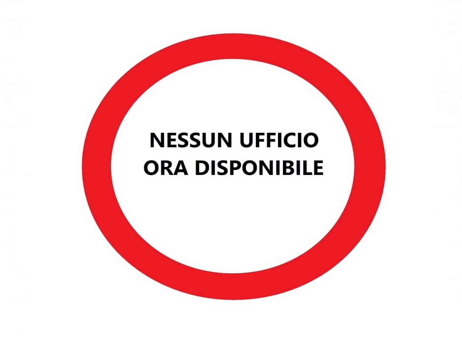 ufficio temporaneamente non disponibile Centro Uffici Aversa: nessuna disponibilità